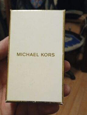 Michael Kors White and Gold Logo Accessory Box